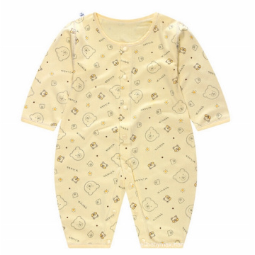 Cotton Long Sleeve Infant Printed Baby Romper